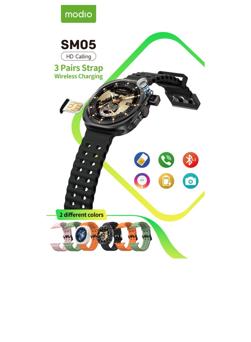 Modio Smart Watch SM05 with 3 Straps - Image 4