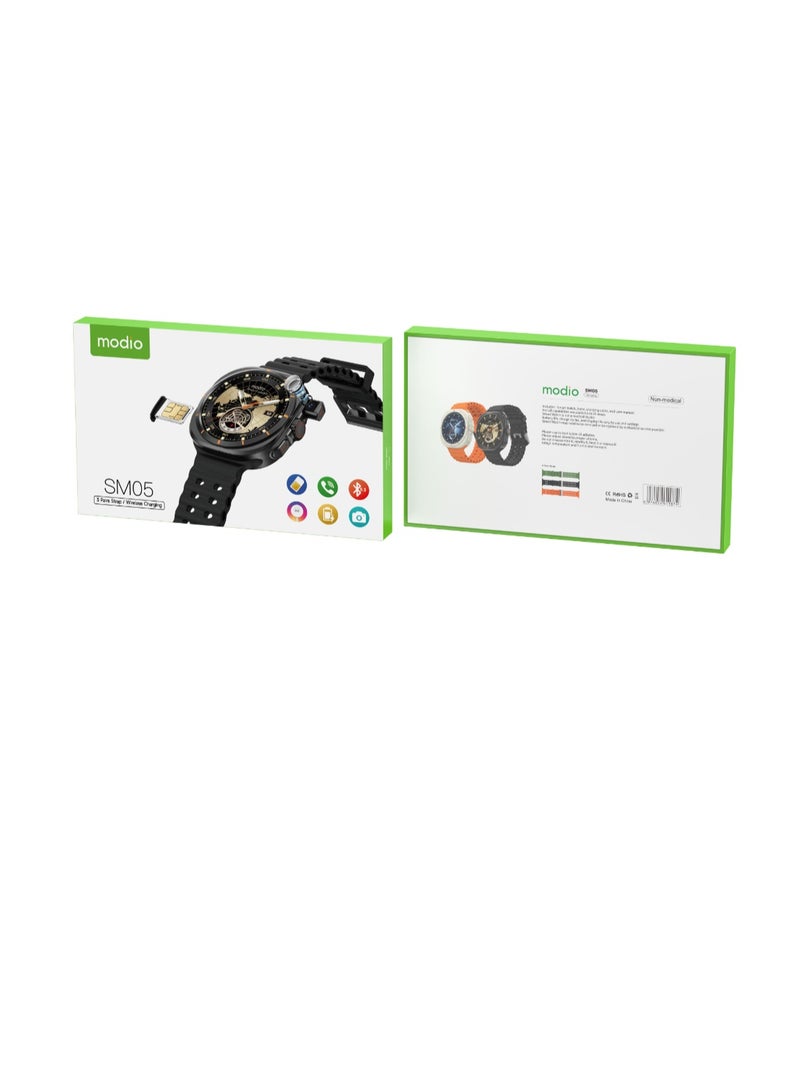 Modio Smart Watch SM05 with 3 Straps - Image 2