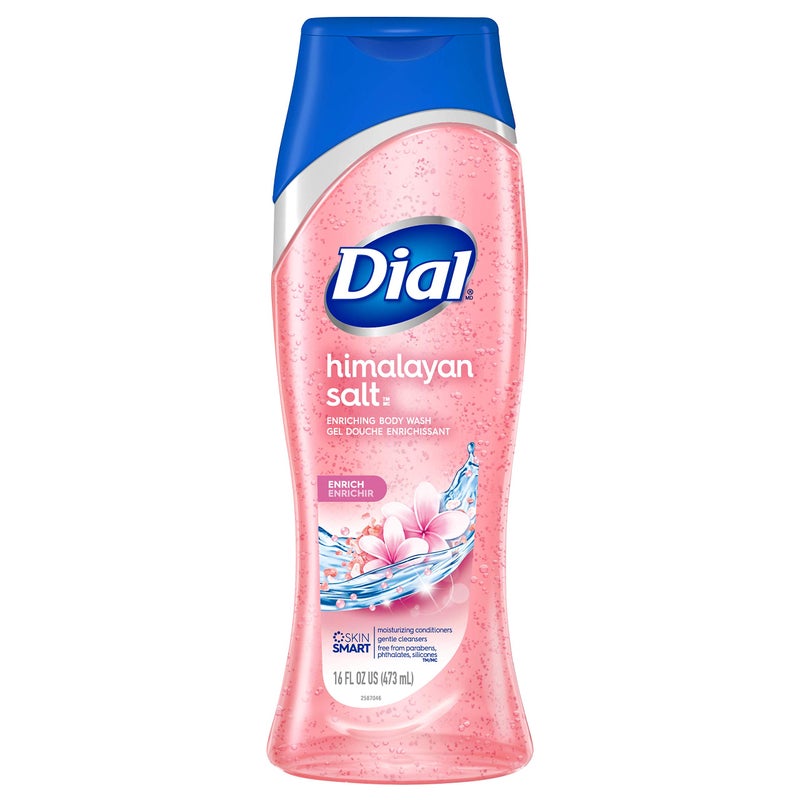 Dial Body Wash Skin Therapy Himalayan Pink Salt Water Lily 16 Fluid Ounces