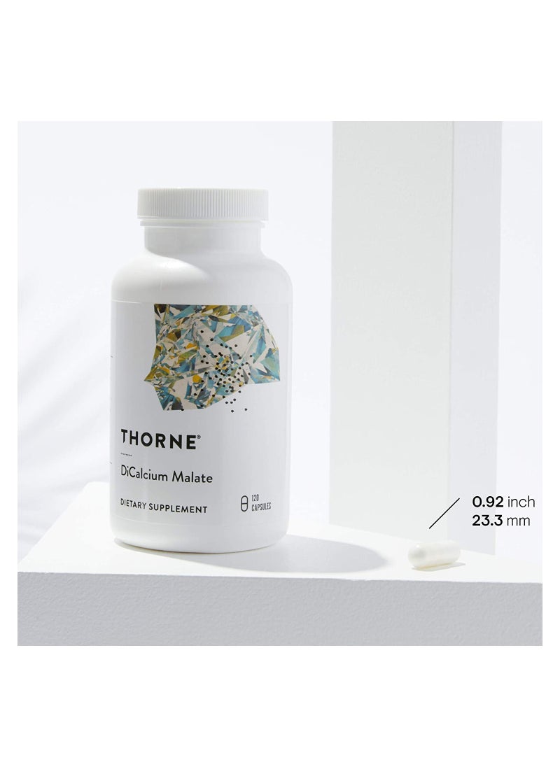 Thorne - Calcium - Chelated Calcium for Enhanced Absorption, Dietary Supplement - 120 Capsules - Image 1
