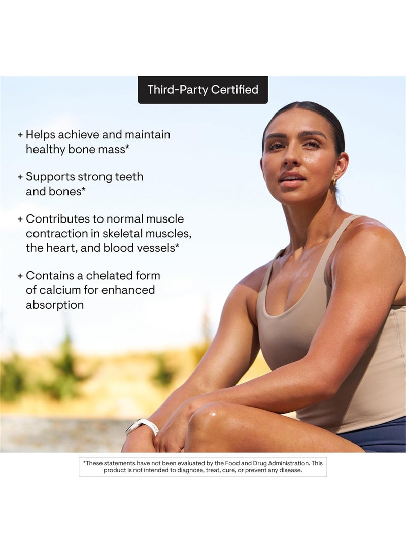 Thorne Calcium - Chelated Calcium for Enhanced Absorption - Dietary Supplement - 120 Capsules - Image 5