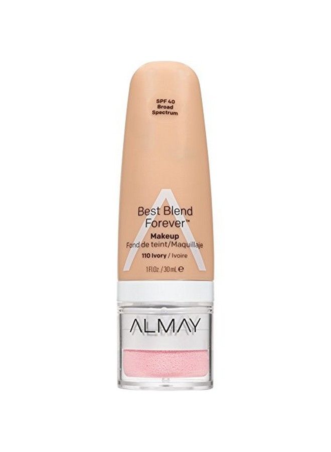 Almay Best Blend Forever Foundation Ivory 1 Fl. Oz Spf 40 Broad Spectrum - Image 1