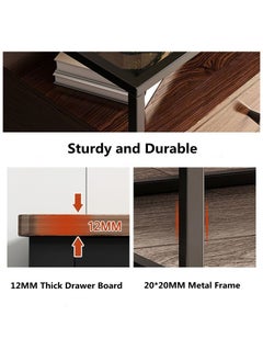 HXDream HXDream Bedside Table,Bedside Tables with Drawer,Side Table,Suitable for study, living room, bedroom  - Image 4