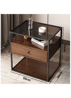 HXDream HXDream Bedside Table,Bedside Tables with Drawer,Side Table,Suitable for study, living room, bedroom  - Image 5