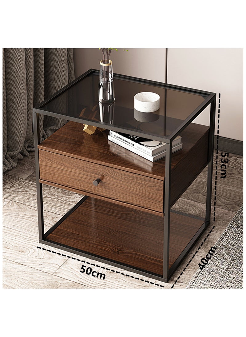HXDream HXDream Bedside Table,Bedside Tables with Drawer,Side Table,Suitable for study, living room, bedroom  - Image 5