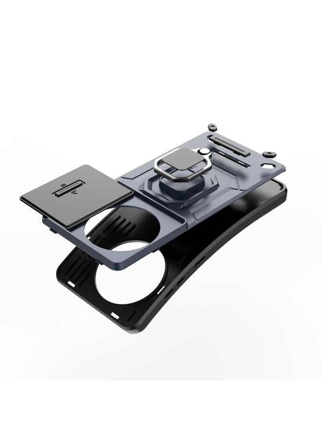 اس-توب جراب لهاتف OnePlus Ace 5 / Ace 5 Pro مزود بدرع منزلق من مادة TPU + PC وغطاء مقاوم للصدمات مع حامل - Image 5