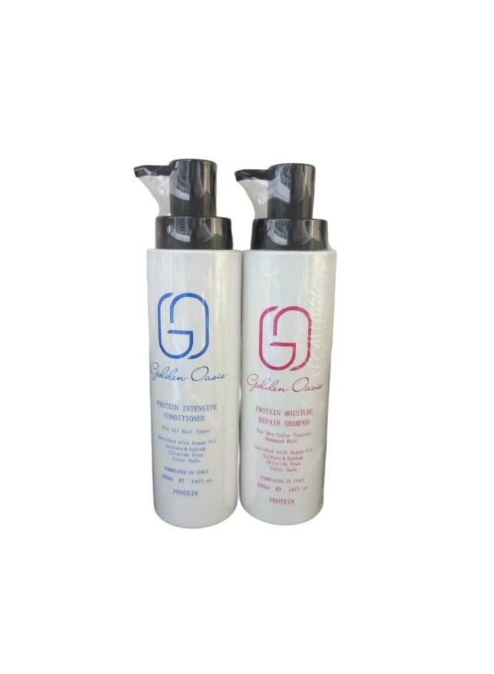 Golden Oasis Golden Oasis Hair Care Set Shampoo and Conditioner 400ml - Image 2