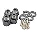 FainWan 4Pcs Aluminum 12mm Turn 17mm Wheel Hex Hub Conversion Adapter for 110 RC Car Upgrade Parts - Image 4