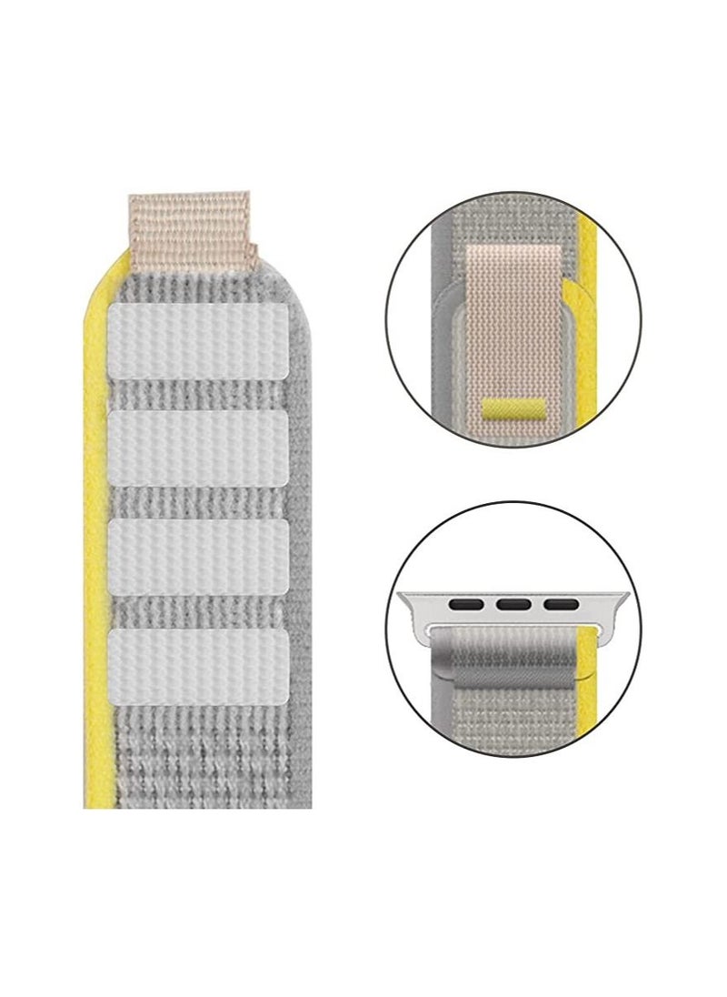 TWEGGON - Apple Watch Trail Loop Band for 46mm/45mm/44mm/49mm Yellow/Beige - Image 1