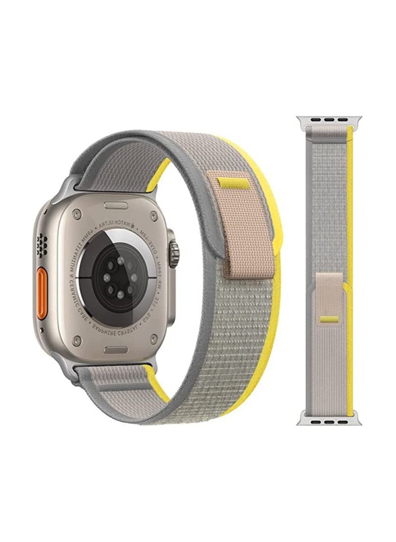 TWEGGON - Apple Watch Trail Loop Band for 46mm/45mm/44mm/49mm Yellow/Beige - Image 1