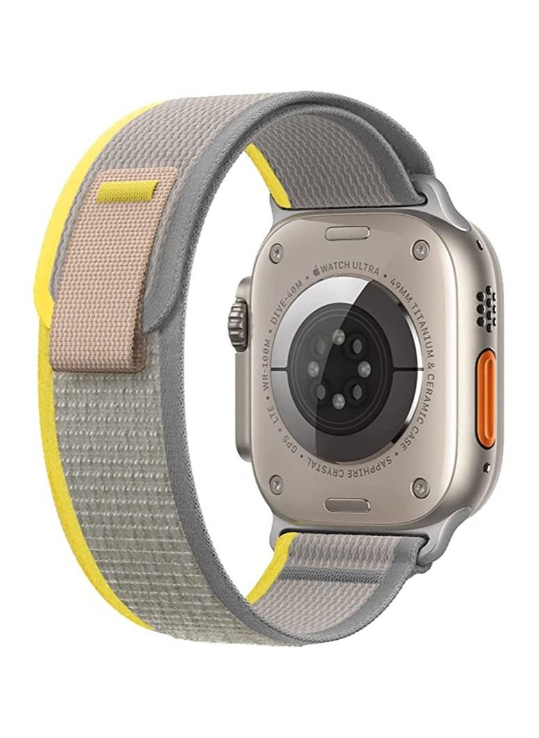 TWEGGON - Apple Watch Trail Loop Band for 46mm/45mm/44mm/49mm Yellow/Beige - Image 1