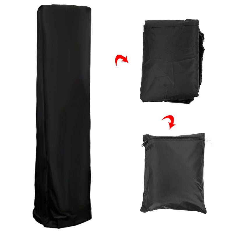 Outdoor Waterproof Heater Dust Cover Dust proof Sunshade Protector Protective Covers (210D) - Image 2