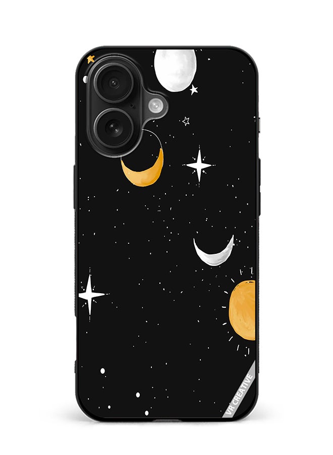 VR CREATIVE Protective Case Cover For Apple iPhone 16 Night Design Multicolour