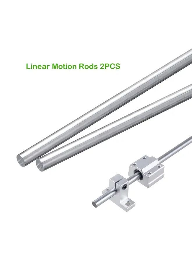 2 Pcs 350mm Linear Motion Rods Hardened Chrome Shafts for CNC 3D Printer - Image 2
