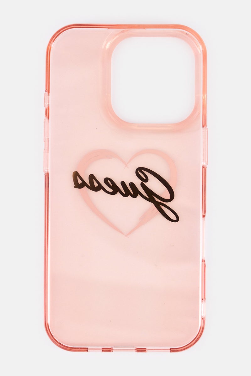 GUESS iPhone 16 Pro Brand Logo Protective Case, Pink - Image 3