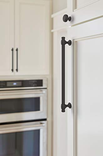 Amerock | Cabinet Pull | Matte Black | 8-13/16 inch (224 mm) Center-to-Center | Winsome | 1 Pack | Drawer Pull | Cabinet Handle | Cabinet Hardware - Image 3