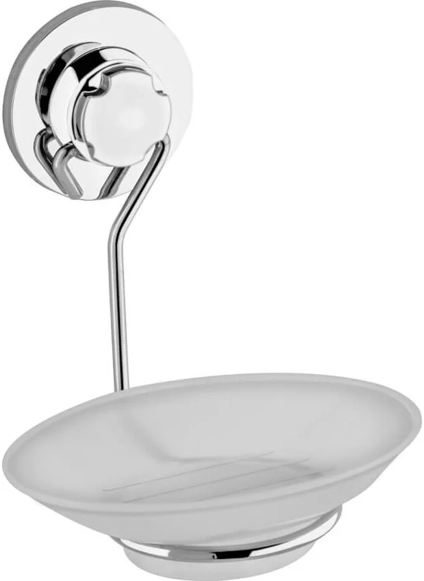 بييف Wenken Screwless Ultra Strong Bonding Luxury Chrome Soap Dispenser