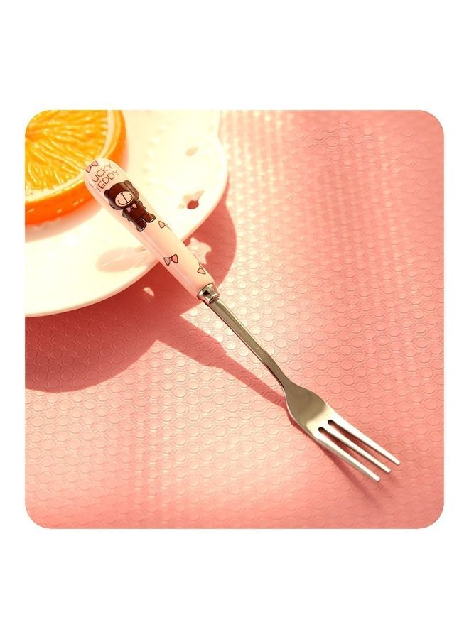 NIBEMINENT Creative Cute Stainless Steel Fruit Fork Multicolour