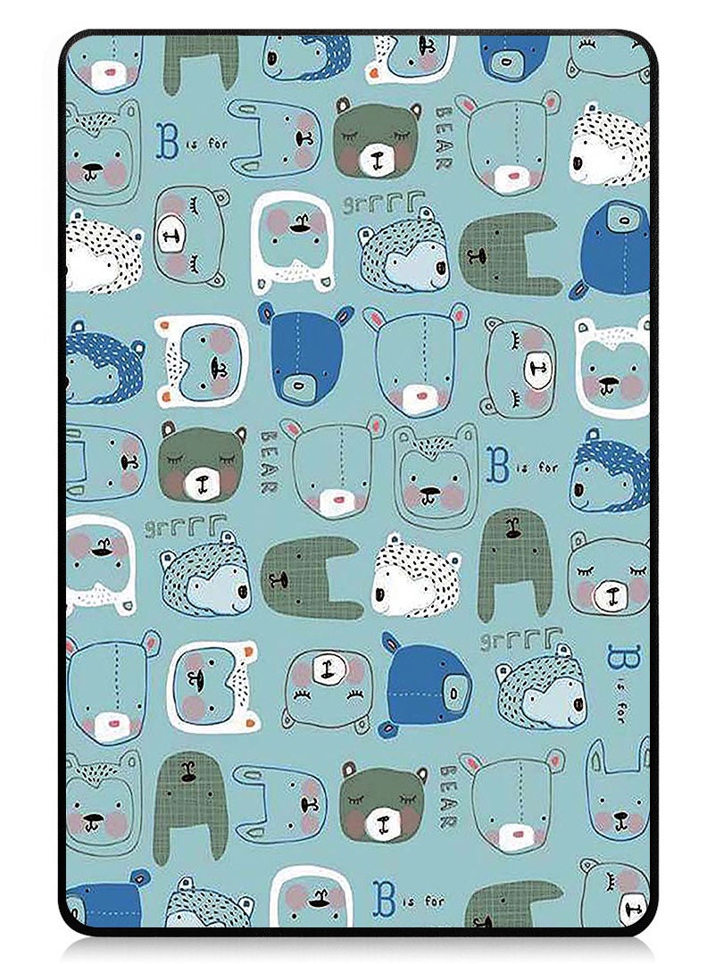 Theodor Protective Flip Case For Xiaomi Pad 7 & Xiaomi Pad 7 Pro With Trifold Stand Auto Wake Sleep Shockproof Cover - Bears Doodle - Image 1