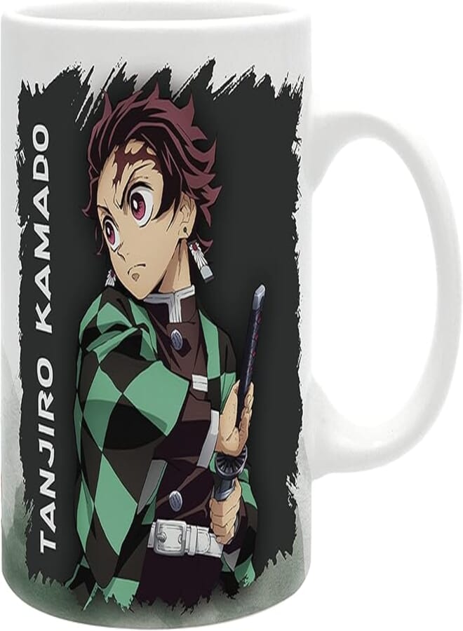 ABYSTYLE Demon Slayer Kimetsu No Yaiba Tanjiro Warding Mask Ceramic Coffee Tea Mug 11 Oz. Drinkware Anime Manga Merch Gift