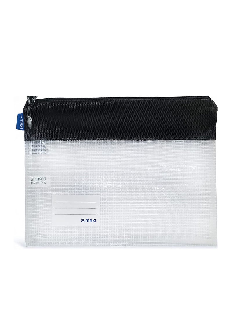 Maxi 12-Piece A4 Size Zipper Bag Assorted Colours  - Image 2