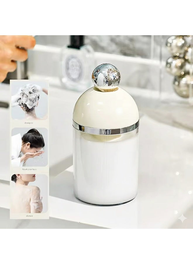 Face Wash Foam Maker Electric Foamer Facial Cleansing Cup Facial Foamer Facial Cleansing Device Electric Foaming Face Washer Home Waterproof Durable Quick Dense Foam Suitable for Facial Cleanser Shampoo Shower Gel - Image 5