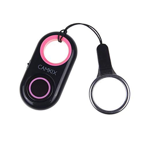 CamKix Camera Shutter Remote Control with Bluetooth Wireless Technology Works Flawlessly with iPhoneiPad and Android Pink - Image 1