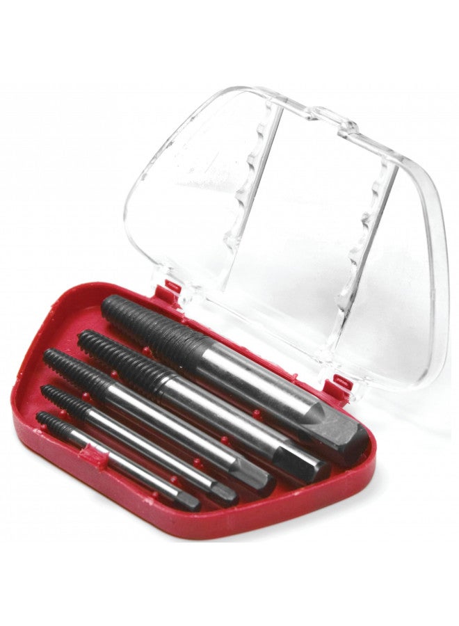 Performance Tool W2965 Screw Extractor Set, Removes damaged screws, broken studs, set screws and pipe fittings - Image 1