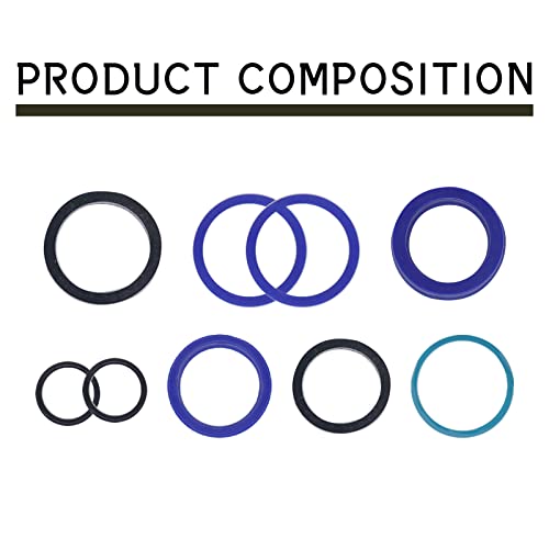 Vanshly Rotary Lift Kits Cylinder Seal Kits Fits for SPO9 SP0A9 SPO7 SPOA7 SPO88 FJ783 FJ7664 Texas HYD, BH-7511-11，FJ783-12TH，Hydraulic Cylinder Kit - Image 3