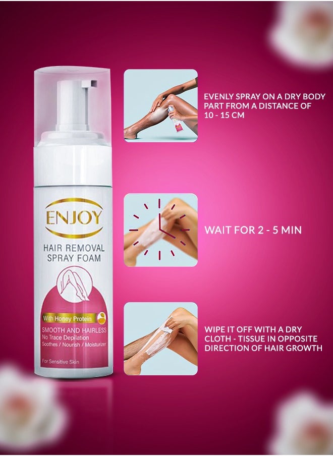 ENJOY "Enjoy Hair Removing Foam – Quick & Gentle Hair Removal for Smooth Skin"  - Image 4