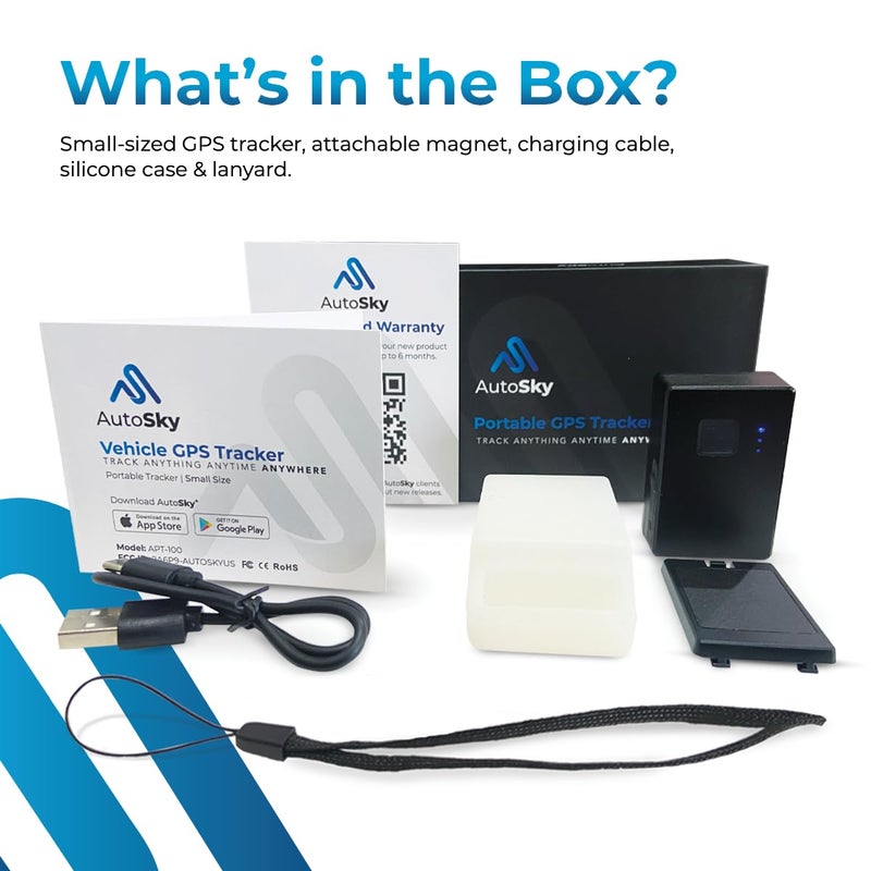 AutoSky GPS Tracker - Small Portable, Splashproof Magnet Mount, North and South America Coverage. 4G LTE Real-Time Tracking for Vehicle, Asset, Fleet, Elderly and More. Subscription is Required - Image 2