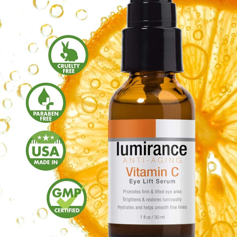 Lumirance سيروم لومييرانس لرفع العين بفيتامين C، يقلل من مظهر التجاعيد وخطوط الضحك، يساعد في شد البشرة والهالات السوداء، 30 مل/1 أونصة سائلة - Image 3