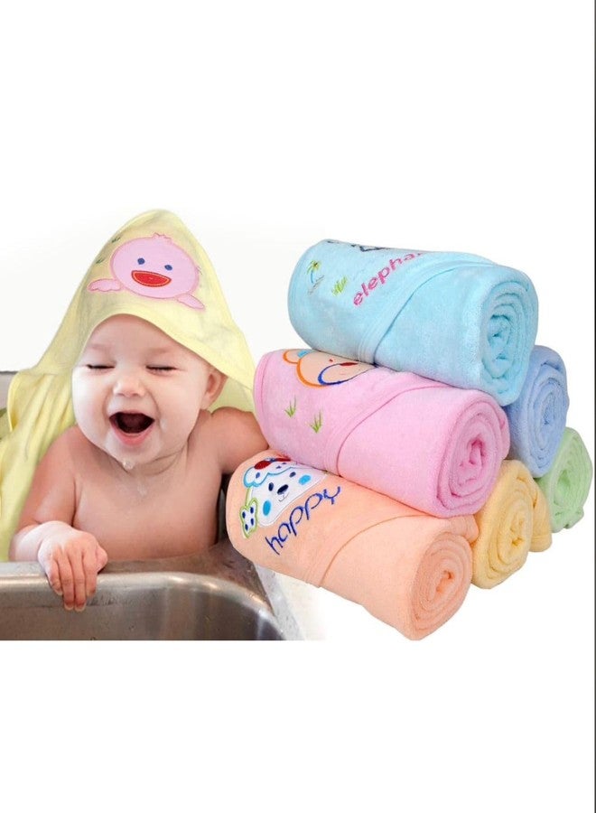M.S TRADERS Baby Towels Hooded Cap Towels 100% Soft Cotton - Pack of 1, 250 GSM Cartoon Print May Vary - Image 5