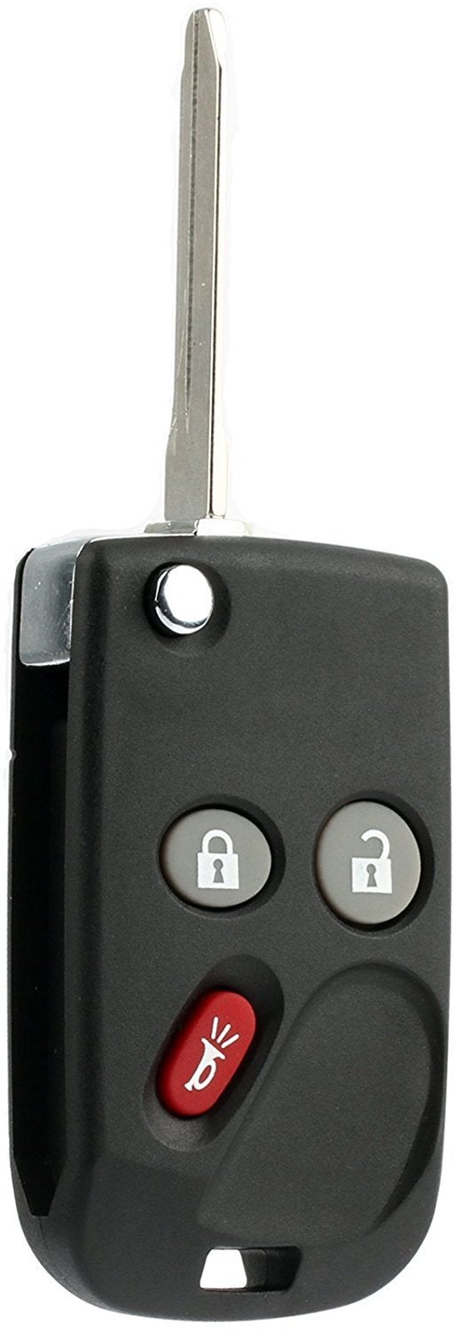 KeylessOption Keyless Entry Remote Fob Car Flip Ignition Key Replacement for Trailblazer Envoy - Image 2