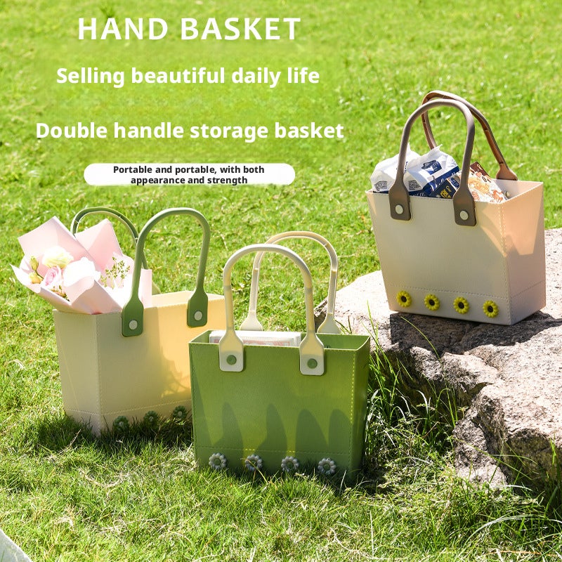 Portable Picnic Basket Storage Organizer - Image 3