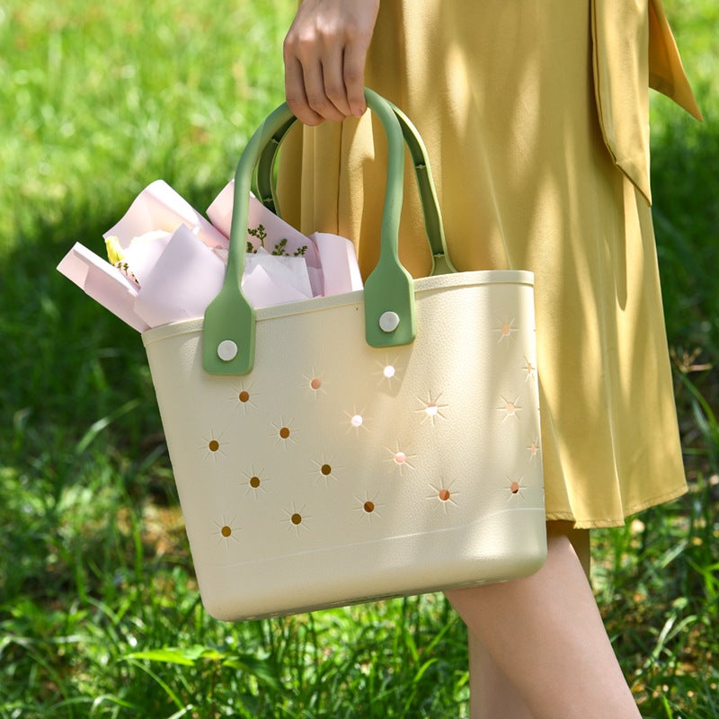 Portable Picnic Basket Storage Organizer - Image 1