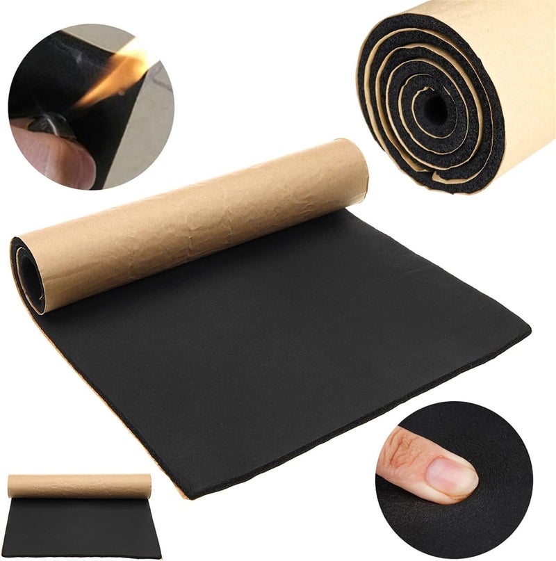 Heat Shield Automotive 9/18/27PCS 30x50cm 6mm Car Sound Proofing Deadening Truck Anti-Noise Insulation Cotton Heat Closed Cell Foam(18pcs 30x50cm 10mm) - Image 2