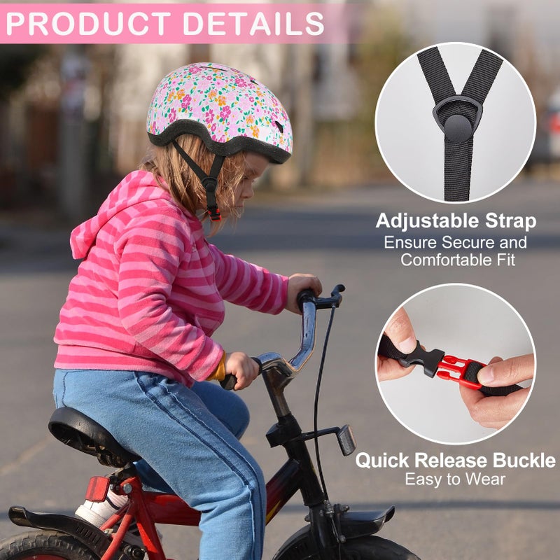 Lemmeko Toddler Helmet, Baby Infant Kids Bike Helmet for Kids Age 1-3/2-4/3-5/5-8 Adjustable Toddler Bike Helmets for Boys Girls for Scooter Skateboard Cycling - Image 3