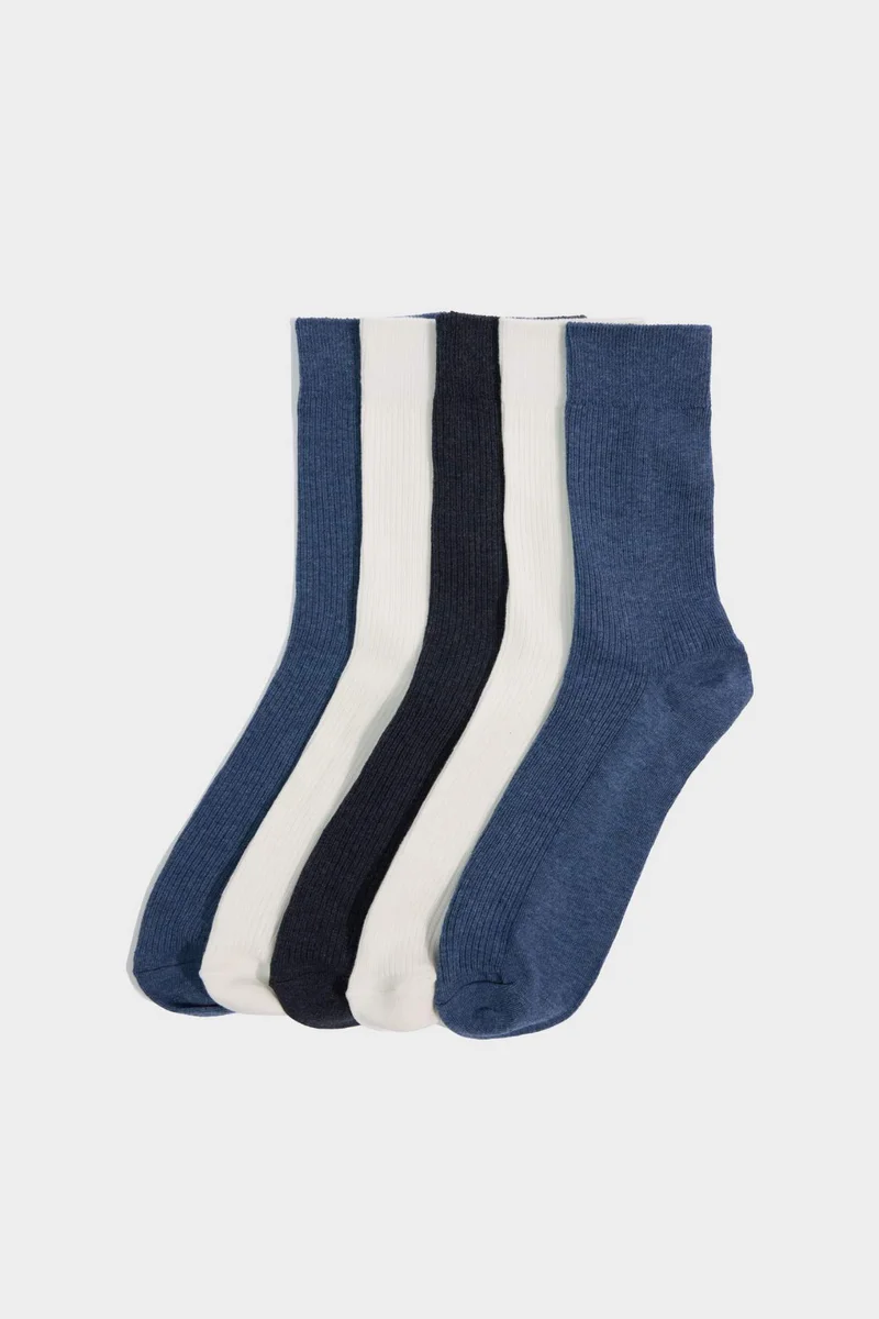 ديفاكتو Man 5 Piece Cotton Long Socks