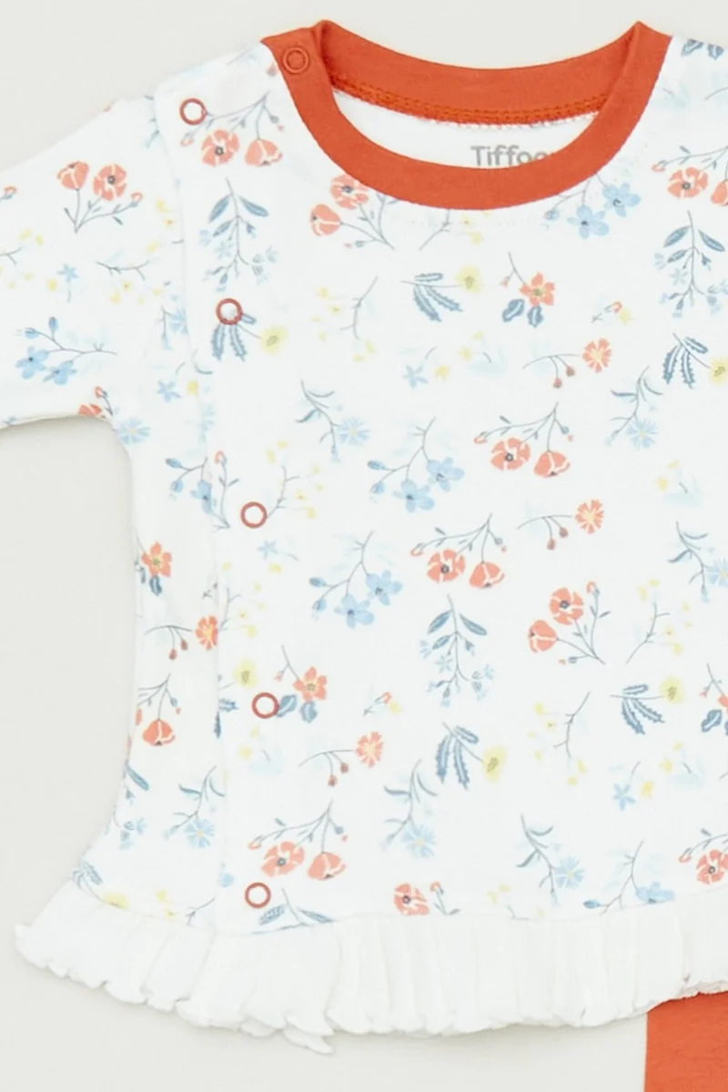 FullaModa Floral 3-Piece Girl's Set