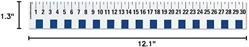 hand2mind hand2mind 12 inch Flexible SafeT Plastic Beginner Rulers Set of 12 - Image 3