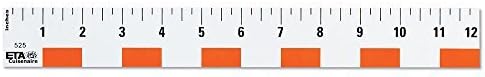 hand2mind hand2mind 12 inch Flexible SafeT Plastic Beginner Rulers Set of 12 - Image 2
