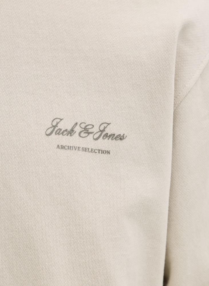 JACK & JONES Graphic Crew Neck Sweatshirt - Image 3