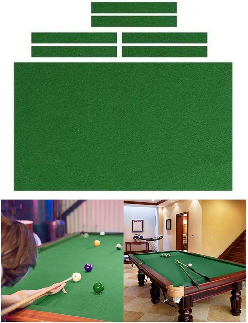 klarako Billiard Cloth, Table Felt, Snooker Indoor Sports Game Table Cloth with Cushion Cloth Strip - Image 3