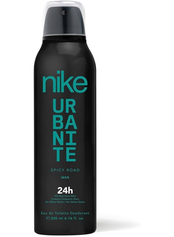 نايكي مزيل عرق نايكي أوربانيت سبايسي رود مان بخاخ يدوم 24 ساعة، ماء تواليت، 200 مل - Image 1