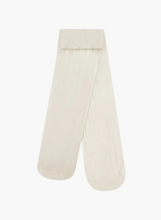 فلورا بيلا من شو إكسبرس Textured Tights With Elasticated Waistband - Set Of 2
