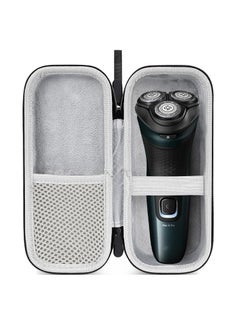 Linkidea Linkidea Hard Shell Safety Razor Travel Case, Men's Electric Shaver Holder, Electric Shaving Accessories Organizer Compatible with Philips Norelco Shaver 2400, 3600, MANSPOT (Black) 