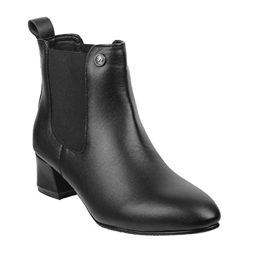 Metro Women Faux Leather Black Fashion Party Boots UK/8 EU/41 (31-85) - Image 2