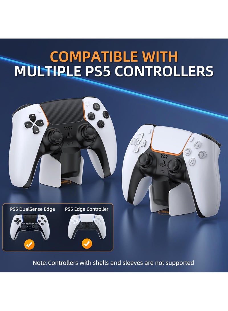 Captaintech PS5 Controller Charger Station Compatible with Playstation 5 Dual & Edge Controller, Fast USB Charging Station, PS5 Edge Controller Charging Dock with Charger Indicator and Charging Cable  - Image 4