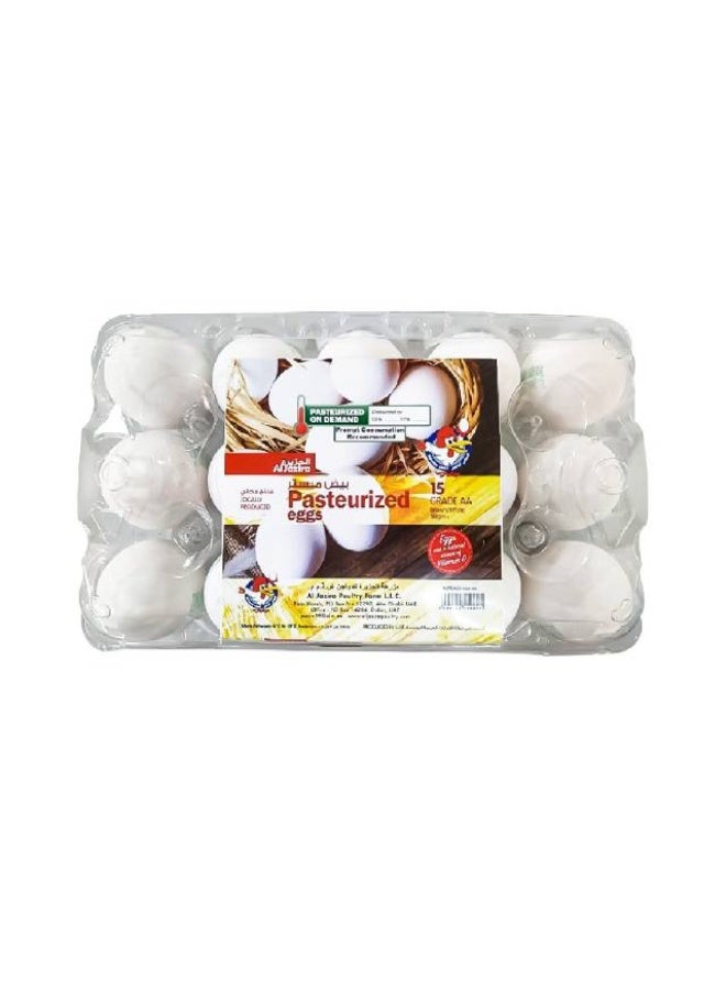 Eggs, Pasteurized Regular - 15 eggs, UAE